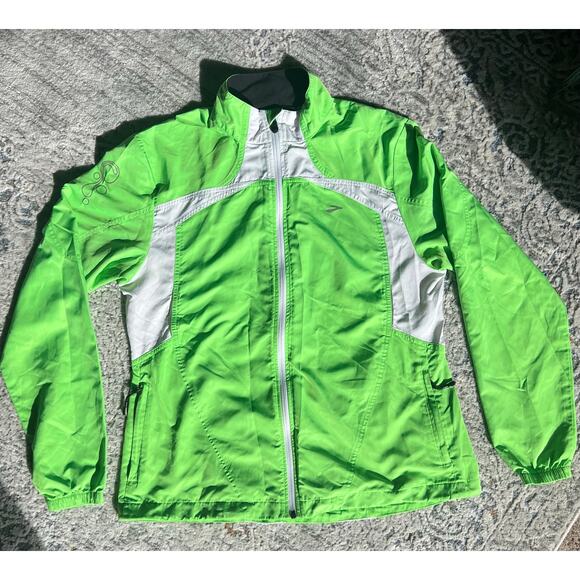 Brooks Shelter Technology Full Zip Windbreaker Jacket Size Large - Picture 1 of 13